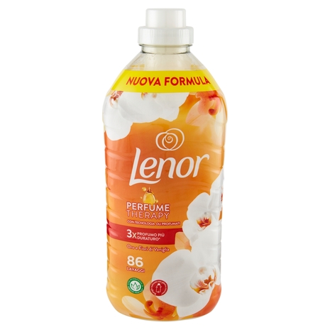 Lenor Ammorbidente Lavatrice Concentrato, Oro e Fiori di Vaniglia, 86 Lavaggi 1806 ml
